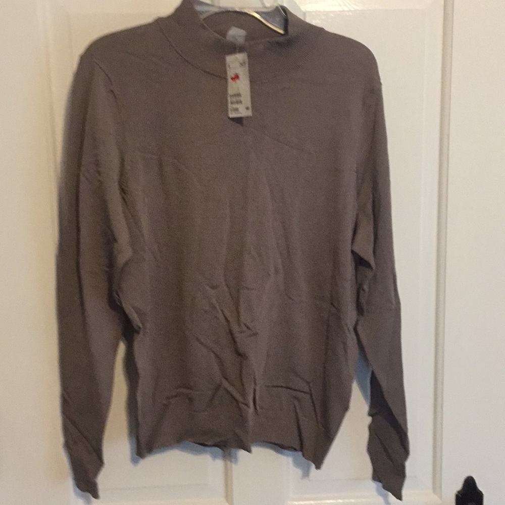 Mock turtle neck
